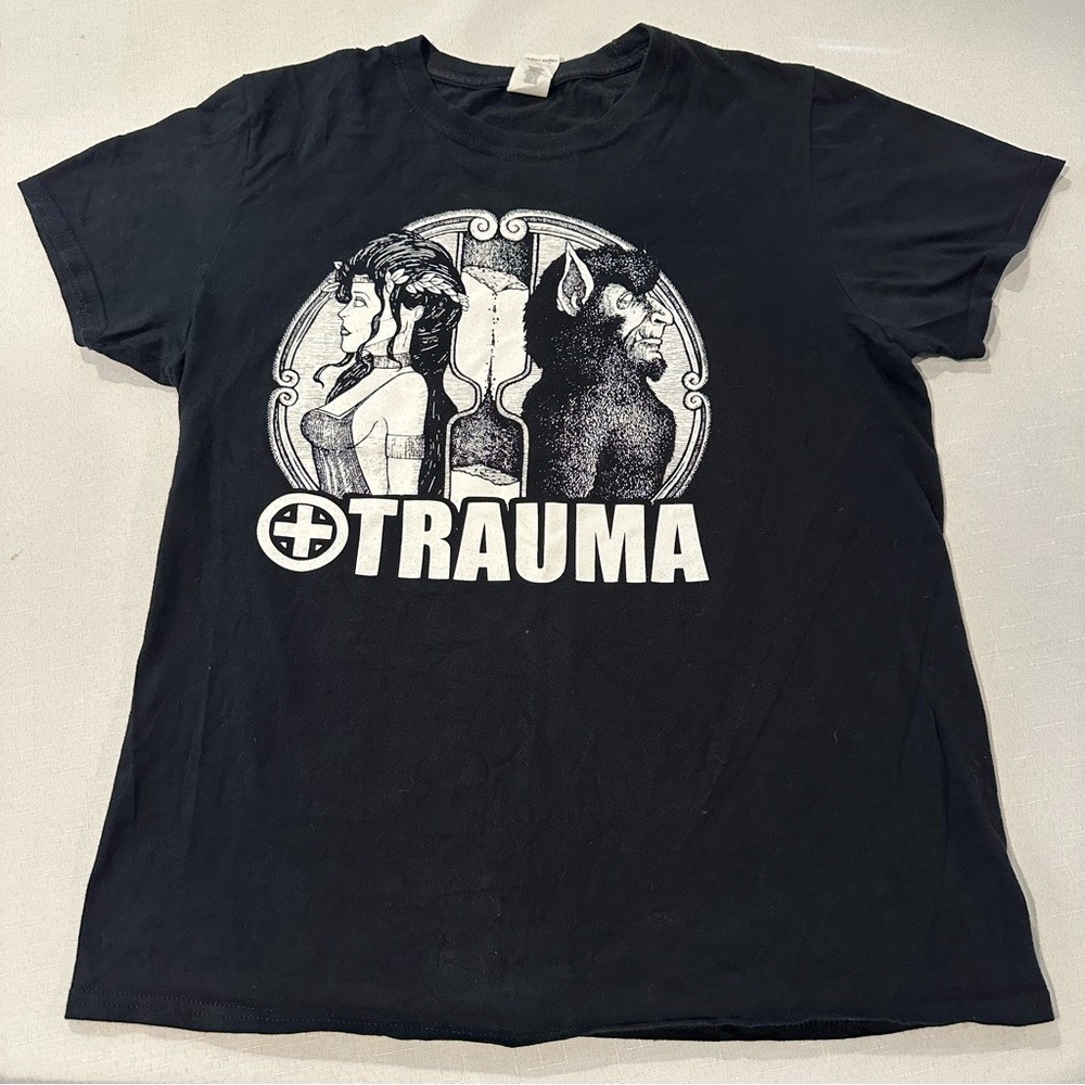 Trauma Festival Graphic Tee Medium Goth Alt Shirt